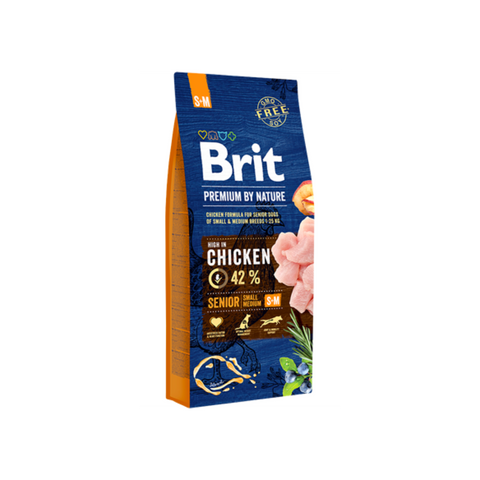  Brit Blue Nature Senior Small & Medium Dog - Pet Premium Food