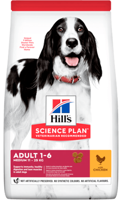  Hills Science Plan Medium Adult Dog with Chicken | 14 kg