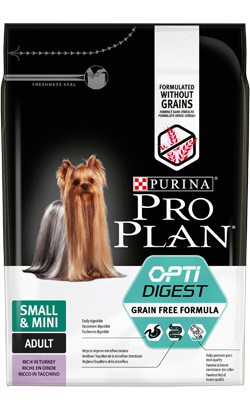  Pro Plan Dog Grain-Free Small & Mini Adult Sensitive Digestion Turkey | 2.5 kg