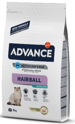 Advance Cat Sterilized Hairball | Turkey &amp; Barley 10 kg